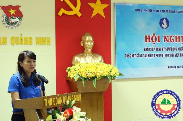 Đoàn Trường Đại học Công nghiệp Quảng Ninh tham dự  lớp Tập huấn kỹ năng, nghiệp vụ công tác Đoàn trường học,  năm học 2016 - 2017