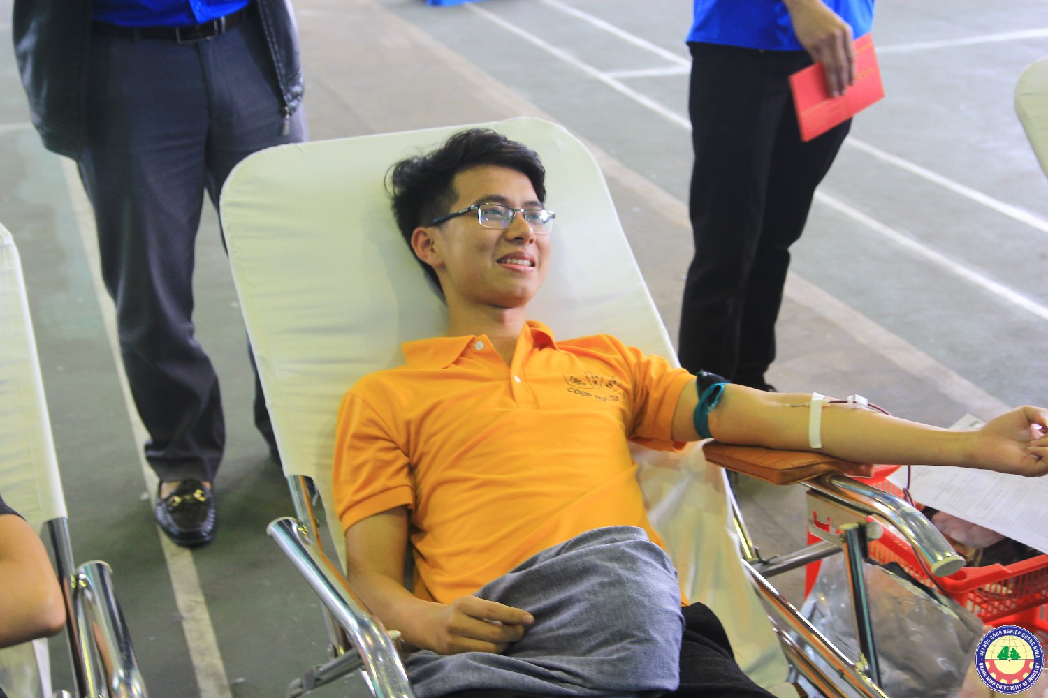 Đoàn trường tổ chức hiến máu đợt 1 năm 2018