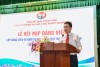 Đảng ủy trường Đại học Công nghiệp Quảng Ninh  tổ chức kết nạp đảng viên mới