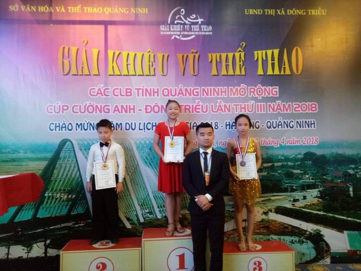 CLB khiêu vũ trường ĐH Công nghiệp Quảng Ninh tham gia Giải KVTT các CLB tỉnh Quảng Ninh mở rộng Cúp Cường Anh - Đông Triều lần thứ III năm 2018