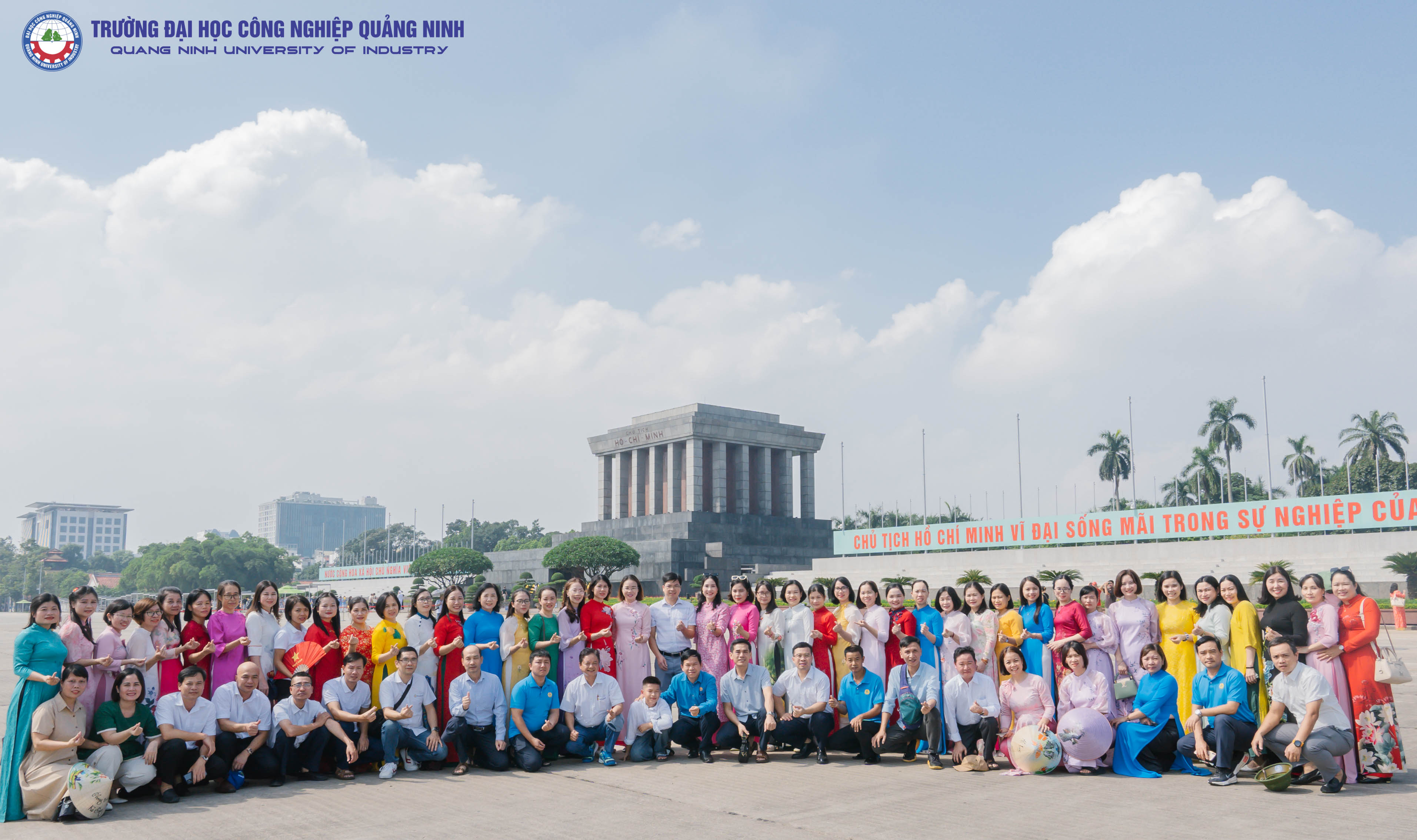 Công đoàn Trường Đại học Công nghiệp Quảng Ninh tổ chức hoạt động tham quan kỷ niệm 95 năm Ngày thành lập Hội Liên hiệp Phụ nữ Việt Nam