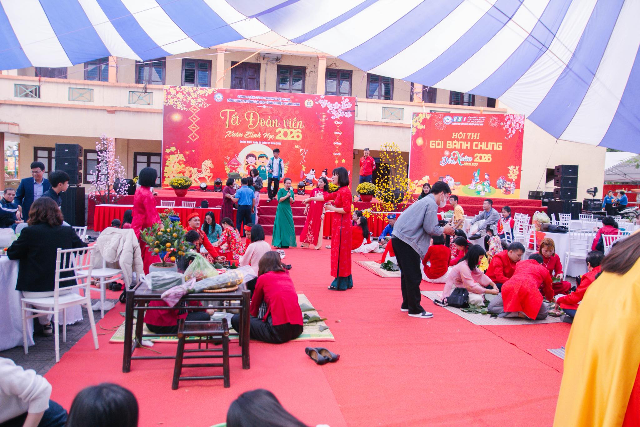 Công đoàn trường Đại học Công nghiệp Quảng Ninh tỏ chức chương trình “Tết đoàn viên - Xuân yêu thương” Bính Ngọ 2026