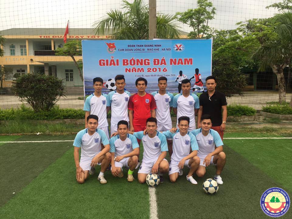Đội bóng Đoàn trường ĐH Công nghiệp Quảng Ninh  lọt vòng chung kết giải bóng đá nam Thanh niên năm 2016