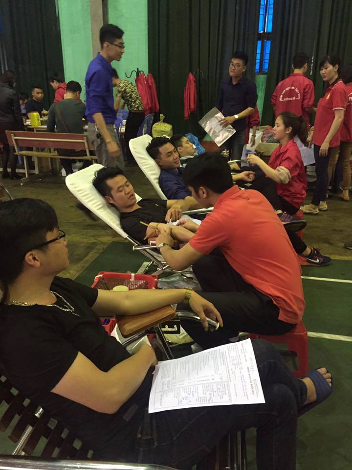 Đoàn trường Đại học Công nghiệp Quảng Ninh tổ chức ngày hội hiến máu tình nguyện đợt 1 năm 2017