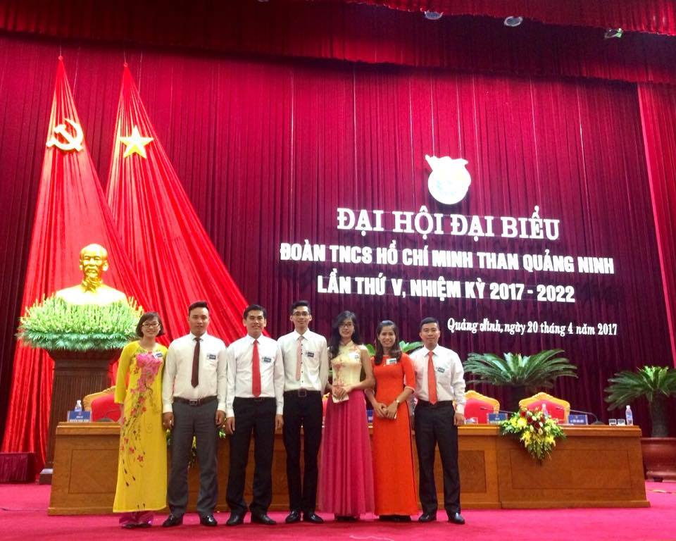 Đoàn đại biểu trường Đại học Công nghiệp Quảng Ninh dự Đại hội Đoàn Than Quảng Ninh lần thứ V, nhiệm kỳ 2017 - 2022