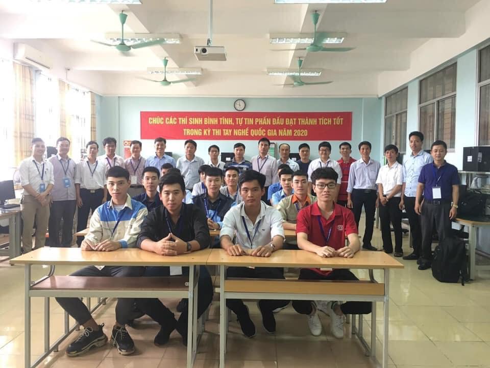Sinh viên trường Đại học Công nghiệp Quảng Ninh tham gia kỳ thi Kỹ năng nghề Quốc gia lần thứ 11