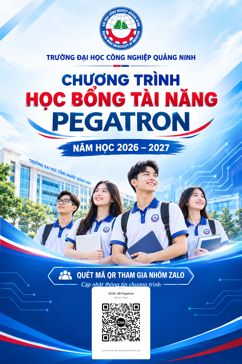 Chương trình học bổng Tài năng Pegatron năm học 2026 - 2027