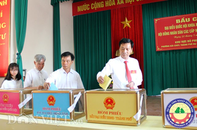 99,66% cử tri Quảng Ninh đi bỏ phiếu bầu cử