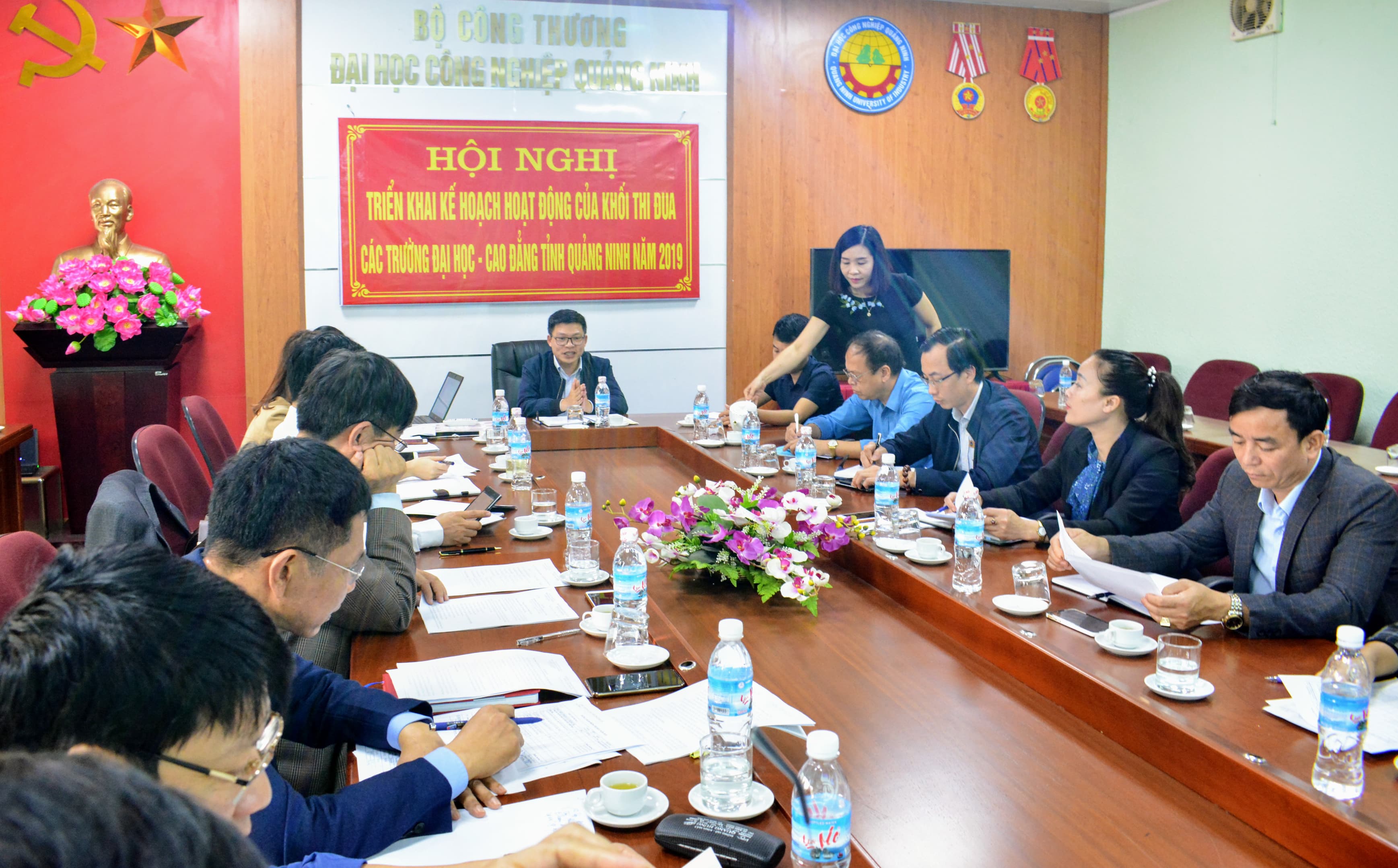 Hội nghị triển khai kế hoạch hoạt động của Khối thi đua các trường Đại học, Cao đẳng tỉnh Quảng Ninh năm 2019