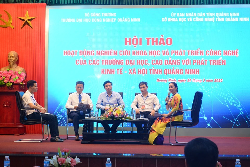 Trường ĐH Công nghiệp Quảng Ninh phối hợp tổ chức Hội thảo khoa học “Hoạt động nghiên cứu khoa học và phát triển công nghệ của các trường Đại học, Cao đẳng với phát triển kinh tế - xã hội tỉnh Quảng Ninh”