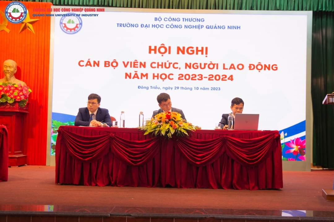 Trường Đại học Công nghiệp Quảng Ninh tổ chức thành công Hội nghị CBVC năm học 2023-2024
