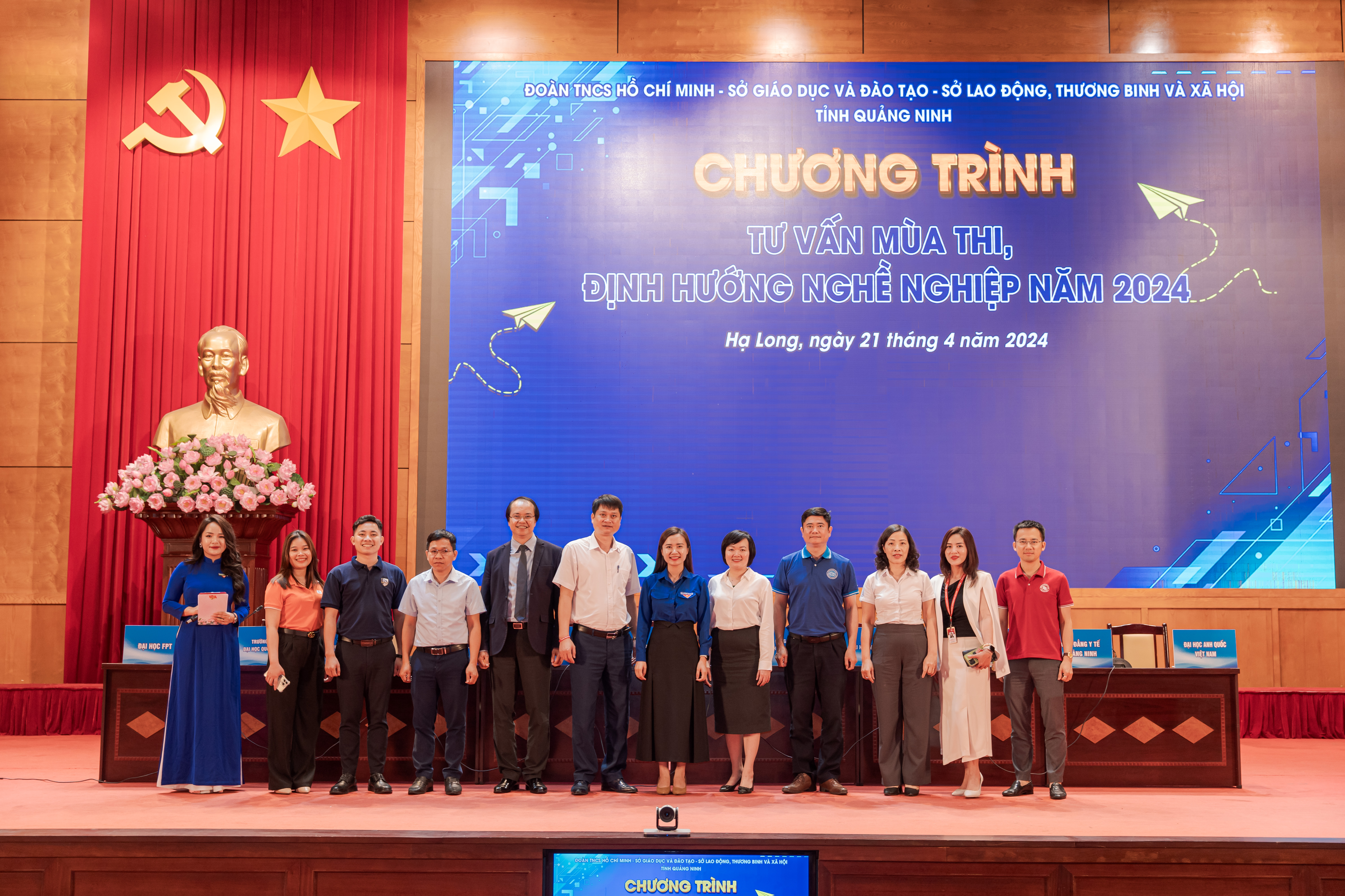 Trường Đại học Công nghiệp Quảng Ninh tham gia chương trình Tư vấn mùa thi, định hướng nghề nghiệp năm 2024