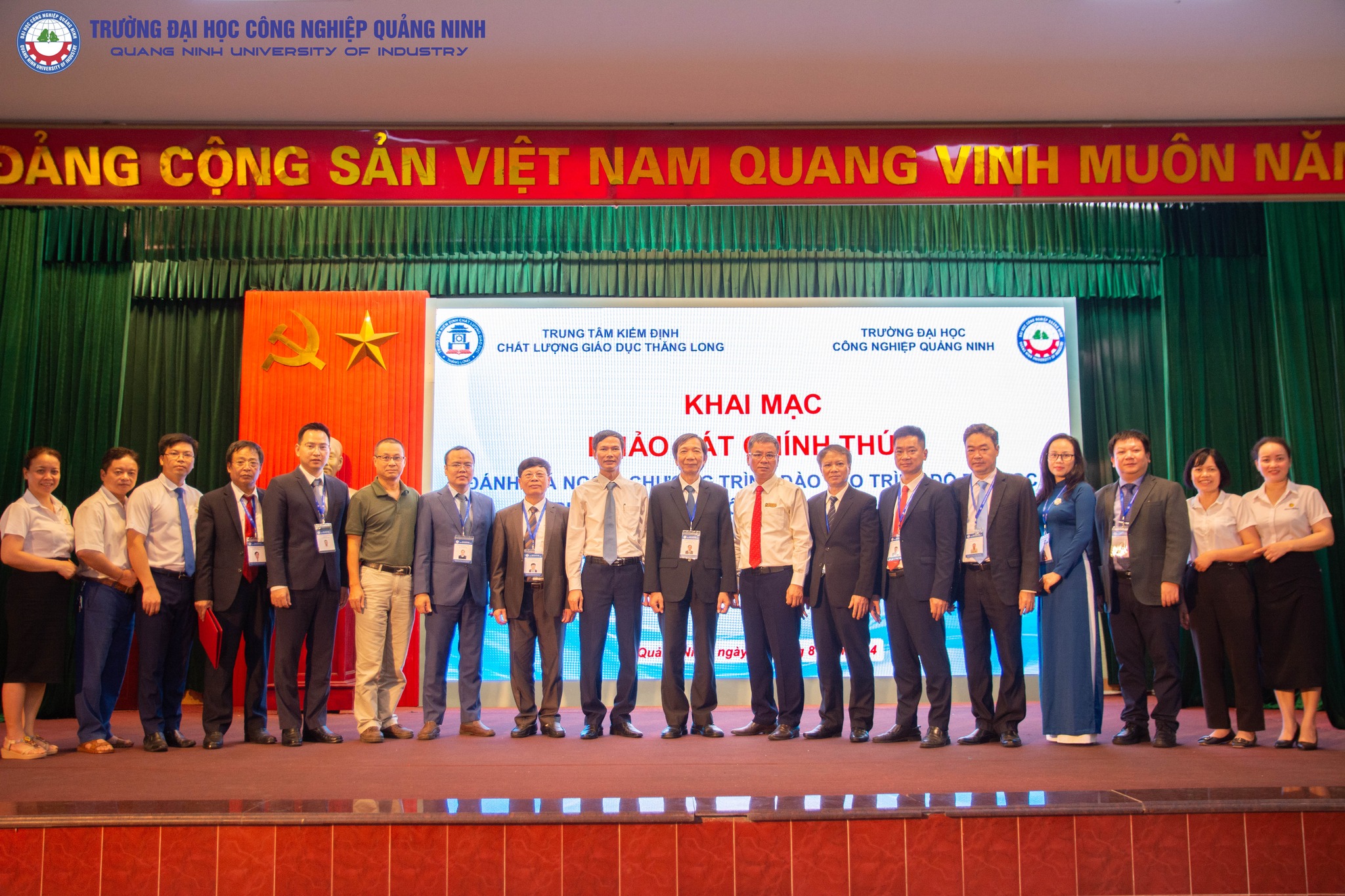 Trường Đại học Công nghiệp Quảng Ninh khai mạc khảo sát chính thức đánh giá ngoài 05 chương trình đào tạo trình độ Đại học