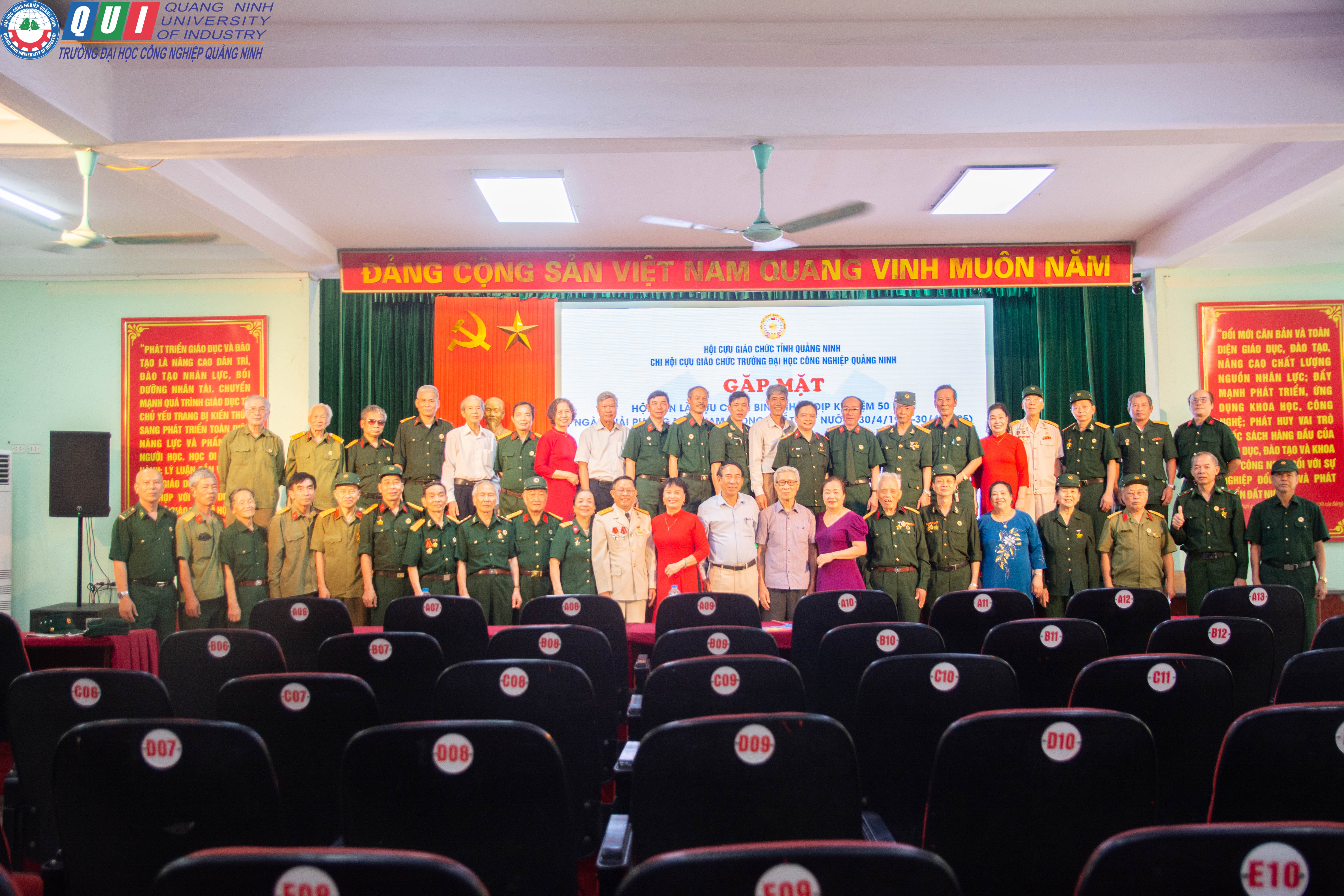 Chi Hội cựu giáo chức trường Đại học Công nghiệp Quảng Ninh: Gặp Mặt Hội viên là cựu chiến binh nhân Kỷ niệm 50 năm Ngày Giải phóng Miền Nam, thống nhất đất nước