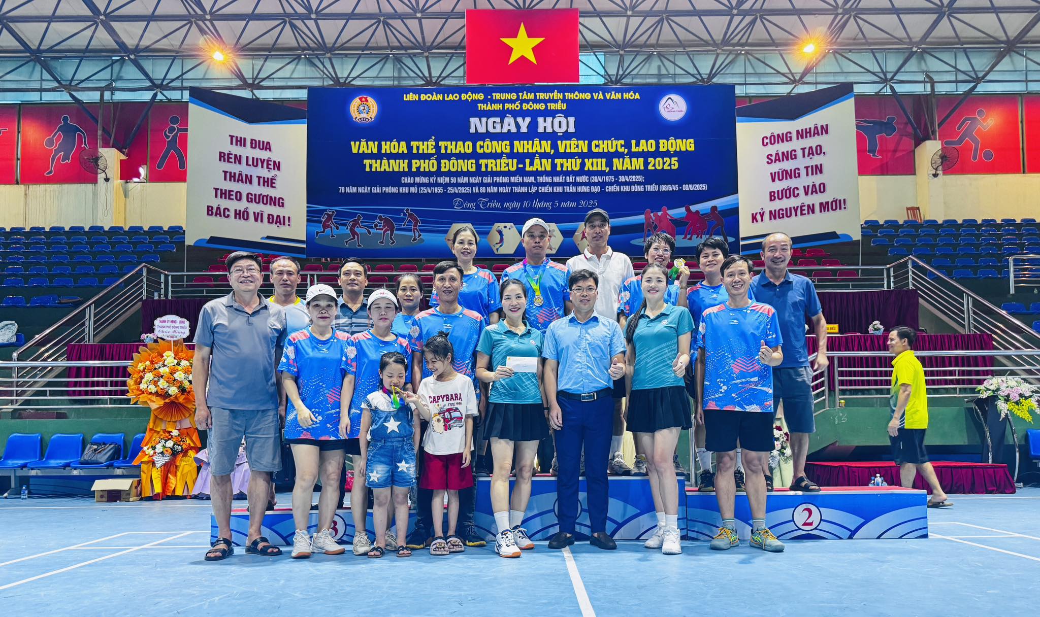 Trường Đại học Công Nghiệp Quảng Ninh gặt hái thành công tại Ngày Hội Văn hoá Thể thao Tp. Đông Triều lần thứ XIII – Năm 2025