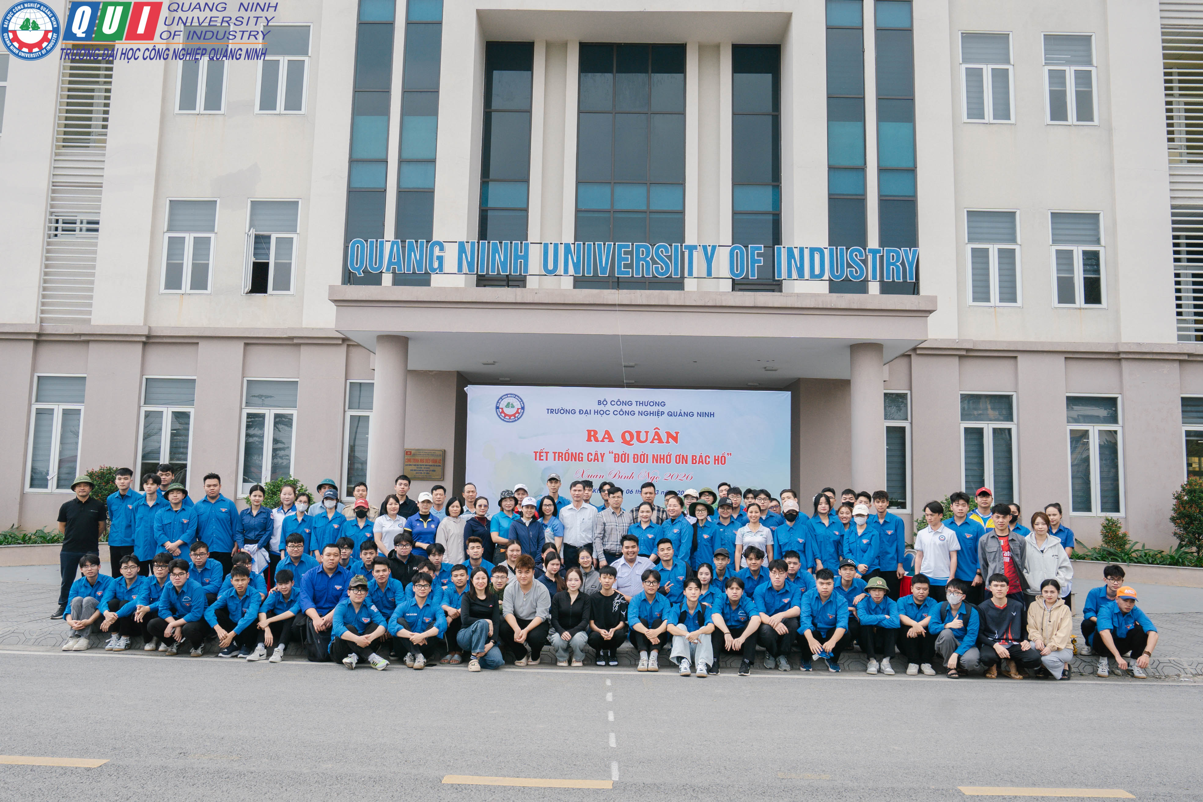 Trường Đại học Công nghiệp Quảng Ninh ra quân phát động Tết Trồng Cây Xuân Bính Ngọ 2026