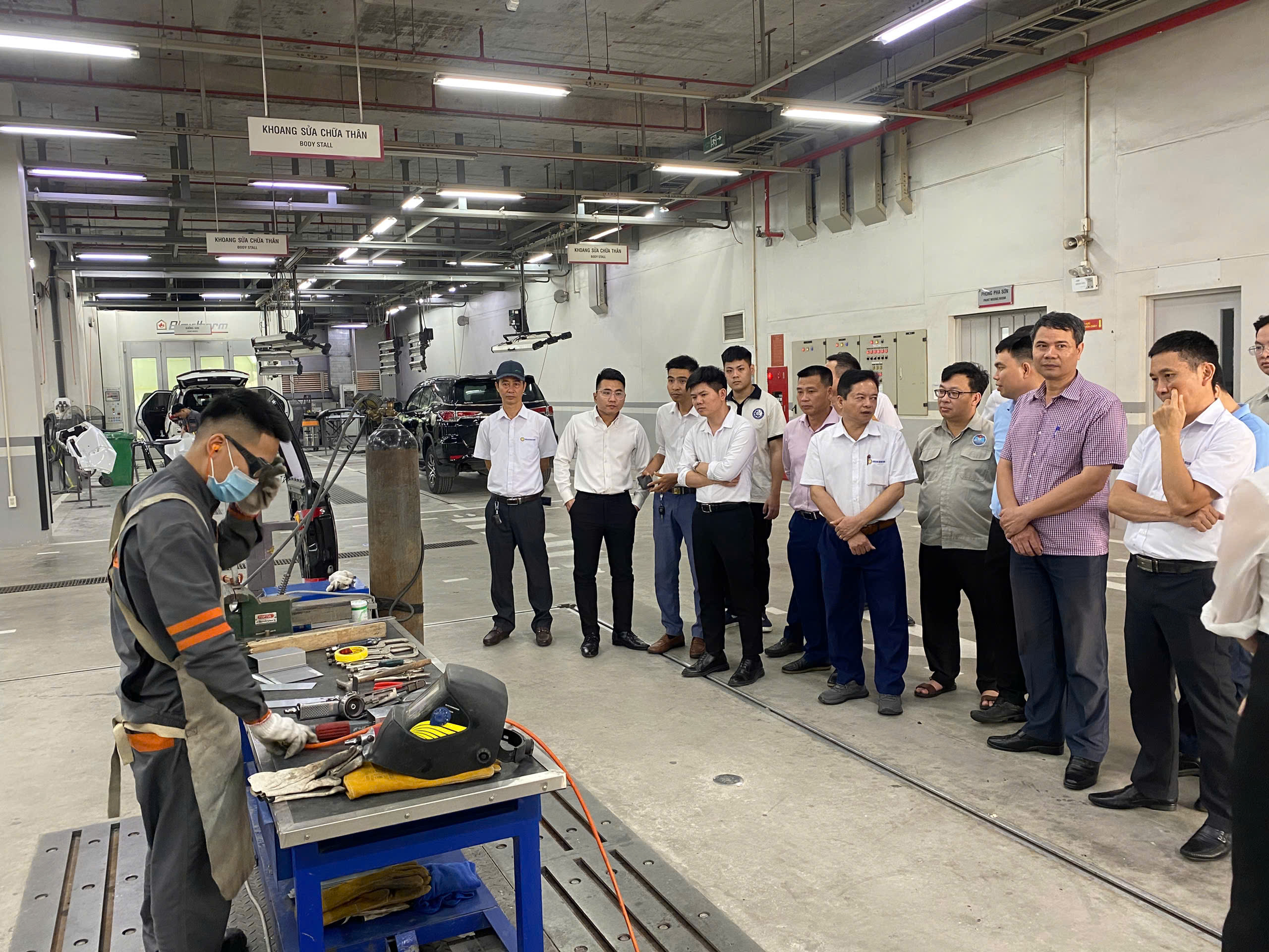 Trường Đại học Công nghiệp Quảng Ninh tham gia Chường trình chia sẻ kỹ năng Đồng Sơn tại Công ty TNHH Toyota Nankai Hải Phòng