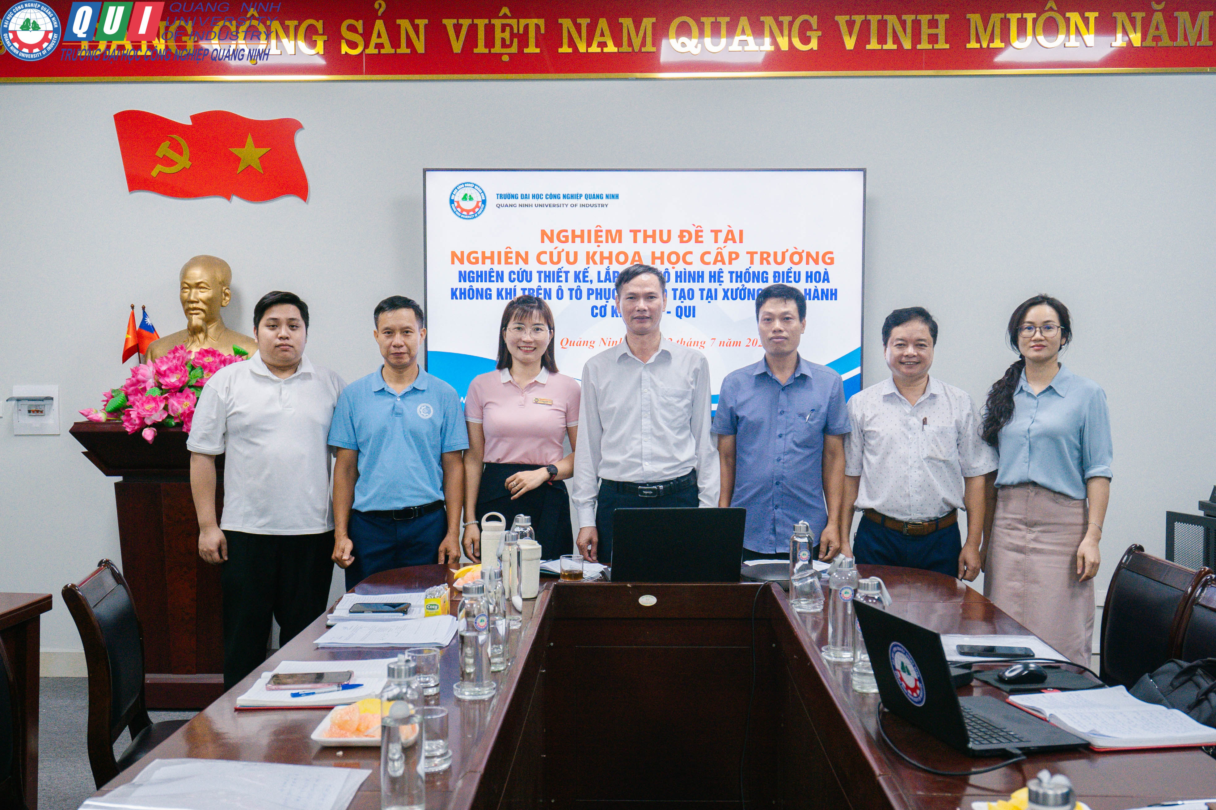 Trường Đại học Công nghiệp Quảng Ninh nghiệm thu đề tài nghiên cứu khoa học cấp trường năm học 2025-2026