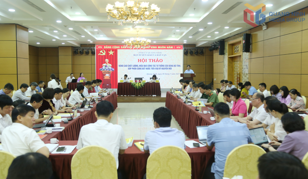 Tham dự Hội thảo khoa học “Nâng cao chất lượng, hiệu quả công tác tư tưởng của Đảng bộ tỉnh, góp phần cùng đất nước tiến vào kỷ nguyên mới”