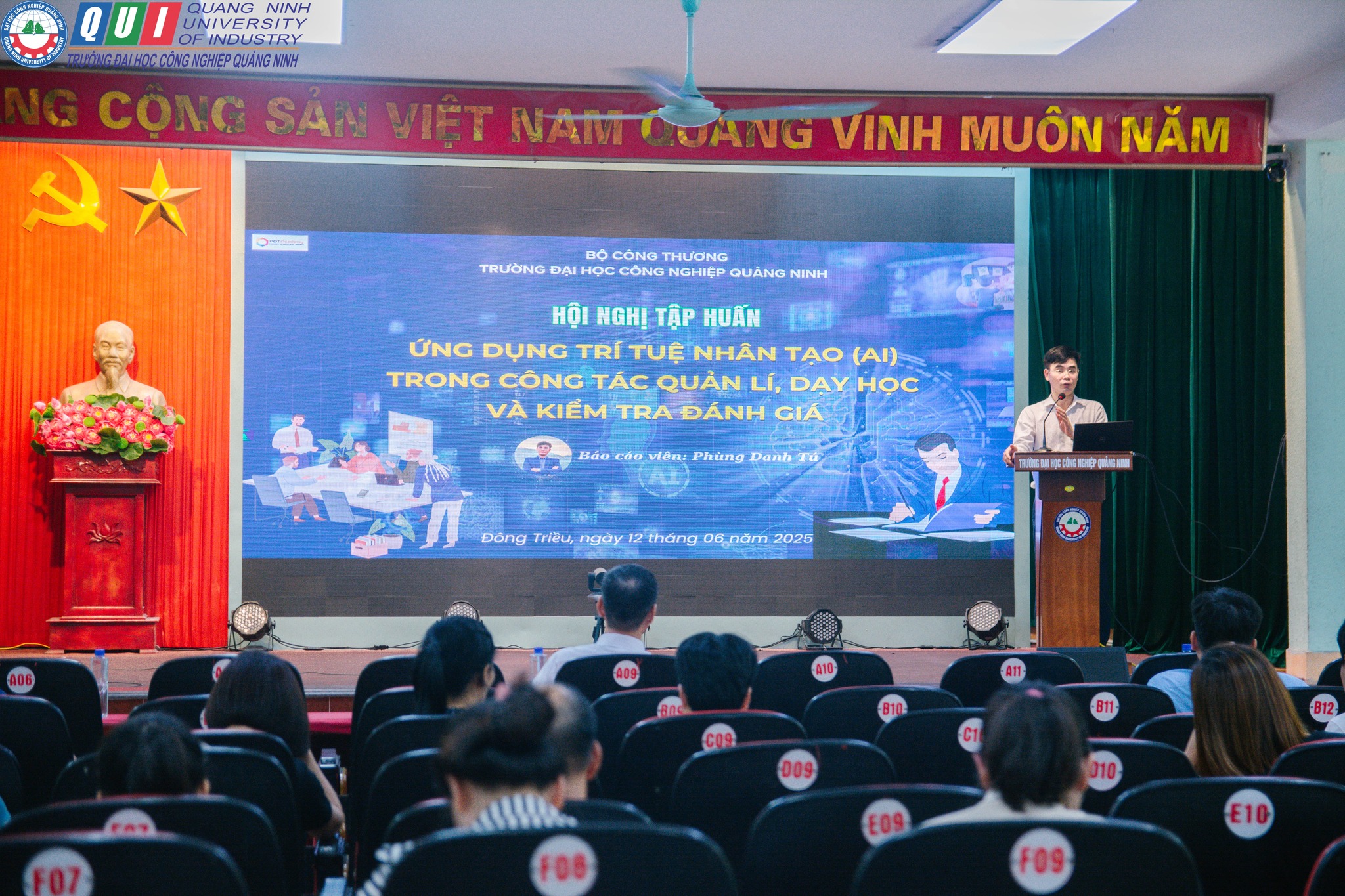 Trường Đại học Công nghiệp Quảng Ninh tích cực triển khai thực hiện Nghị quyết 57-NQ/TW ngày 22/12/2024 của Bộ Chính trị