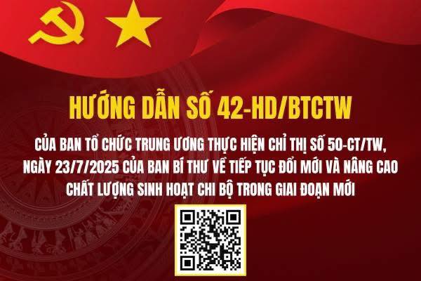 Đảng bộ Trường Đại học Công nghiệp Quảng Ninh tăng cường chất lượng  sinh hoạt chi bộ theo Hướng dẫn sỗ 42-HD/BTCTW ngày 28/10/2025  của Ban tổ chức Trung ương