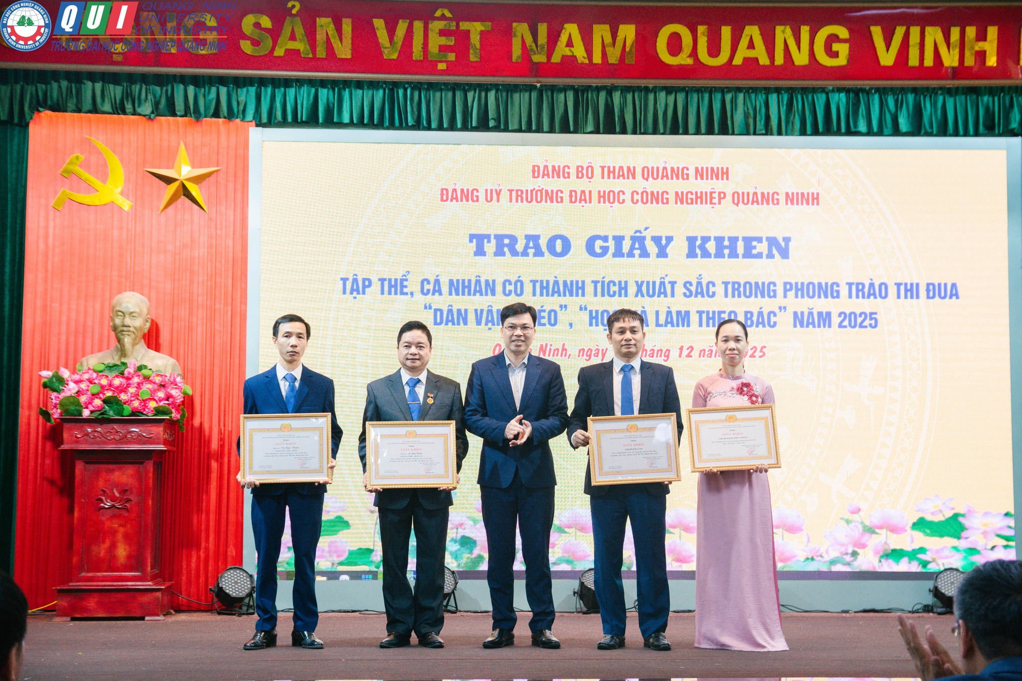 Gương sáng học tập và làm theo tư tưởng, đạo đức, phong cách  Hồ Chí Minh tại Đảng bộ Trường Đại học Công nngiệp Quảng Ninh