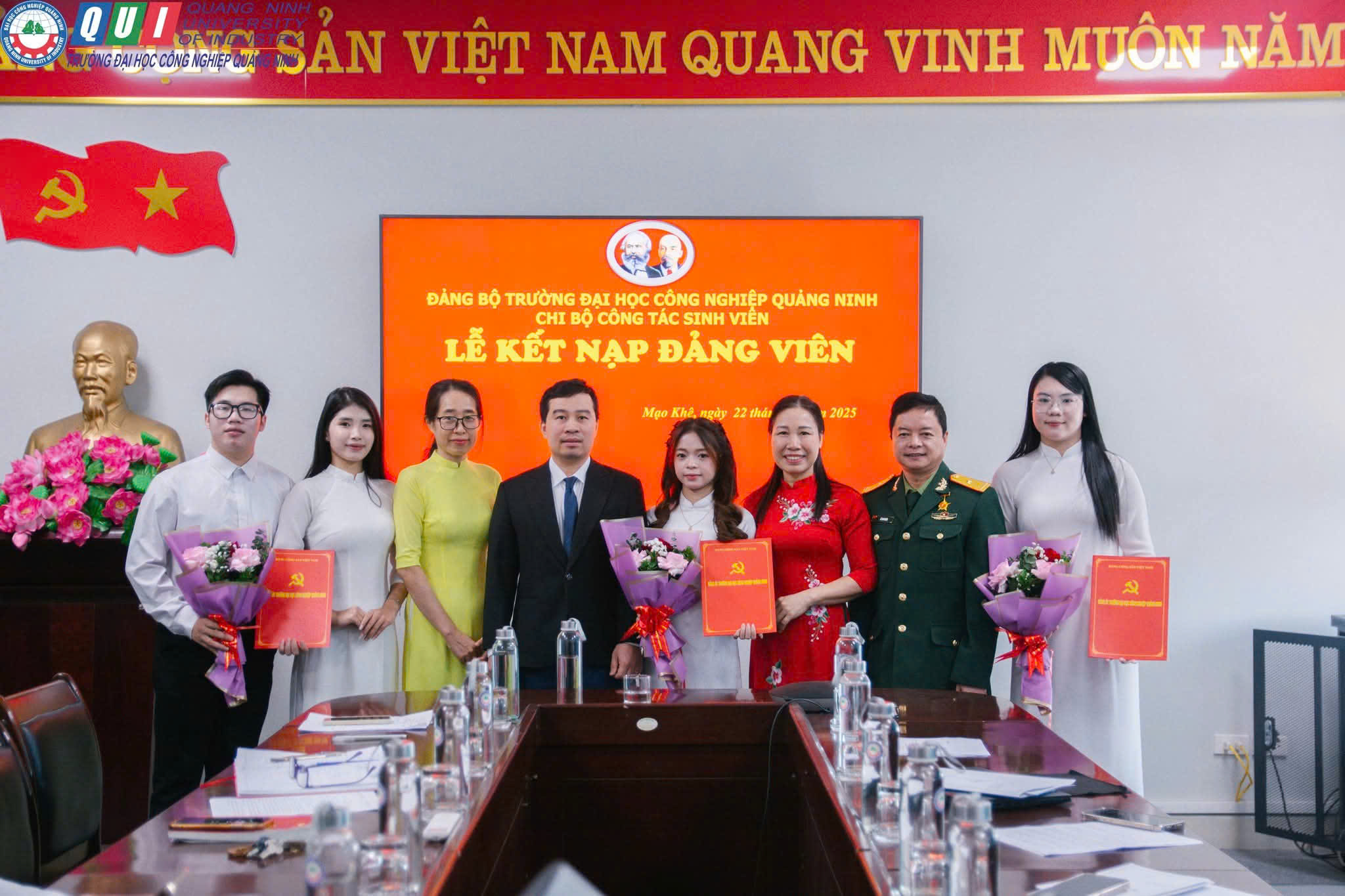 Đảng bộ Trường Đại học Công nghiệp Quảng Ninh triển khai nhiệm vụ phát triển đảng viên năm 2026
