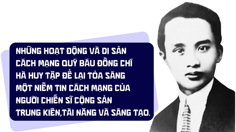 Tuyên truyền kỷ niệm 120 năm Ngày sinh đồng chí Hà Huy Tập  (24/4/1906 - 24/4/2026)